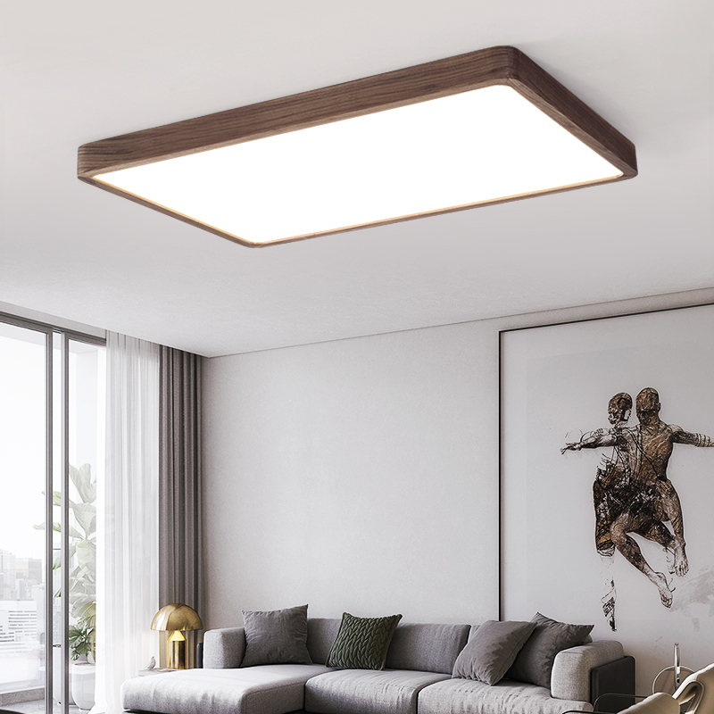 Black walunt LED ceiling Light